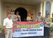 Polsek Tumijajar Gelar Pengamanan Ibadah dan Minggu Kasih, Pererat Hubungan Polri dengan Masyarakat