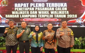 Momentum Baru Bandar Lampung: Ketua DPRD Hadiri Penetapan Wali Kota dan Wakil Wali Kota Terpilih