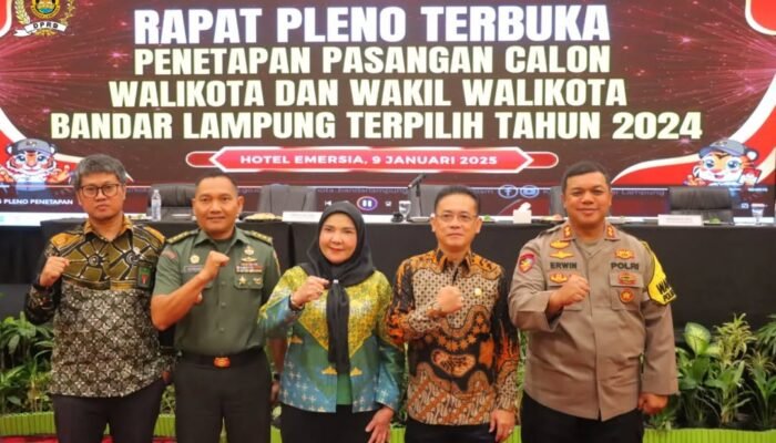 Momentum Baru Bandar Lampung: Ketua DPRD Hadiri Penetapan Wali Kota dan Wakil Wali Kota Terpilih